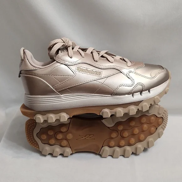 Reebok Classic X Cardi B Leather Rose Gold Sneakers (W Size 8)